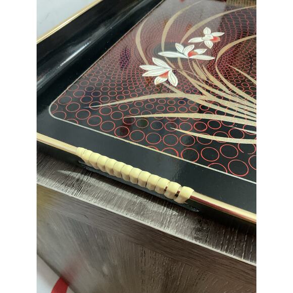 Vintage Japan Laquered Tray 18.5” x 11.25” - Picture 11 of 16